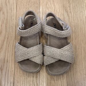 Zara toddler woven Sandals